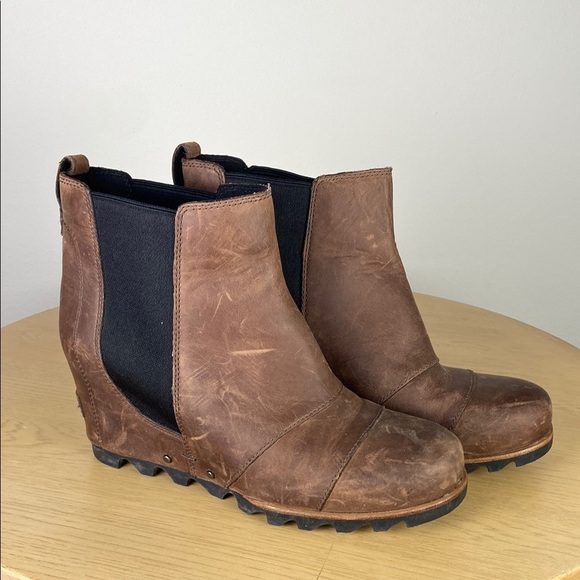Sorel Shoes - Sorel Joan of Arctic Lea Wedge Ankle Boot Womens 8.5 Snow Winter Outdoors Bootie